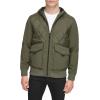 imageKenneth Cole Mens Midweight JacketQuilted Hood Olive