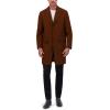 imageKenneth Cole Mens Peak Lapel Wool TopcoatRust