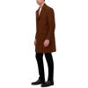 imageKenneth Cole Mens Peak Lapel Wool TopcoatRust