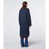 imageAndrew Marc Womens Maxine Long Quilted Puffer CoatFaux Sherpa Collar Ink