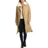imageAndrew Marc Womens Maxine Long Quilted Puffer CoatFaux Sherpa Collar Khaki