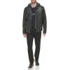 imageCalvin Klein Mens Motorcycle Jacket With Removable HoodieMoto Black