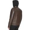 imageCalvin Klein Mens Motorcycle Jacket With Removable HoodieMoto Brown
