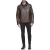 imageCalvin Klein Mens Motorcycle Jacket With Removable HoodieMoto Brown