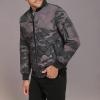 imageCalvin Klein Mens Quilted Zipper Detail Flight JacketFlight Black Camo