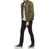 imageCalvin Klein Mens Quilted Zipper Detail Flight JacketFlight Olivine