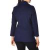 imageCalvin Klein Womens Double Breasted Peacoat Petite Standard PlusClassic Indigo
