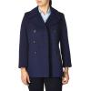 imageCalvin Klein Womens Double Breasted Peacoat Petite Standard PlusClassic Indigo