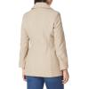 imageCalvin Klein Womens Double Breasted Peacoat Petite Standard PlusClassic Oatmeal Twill