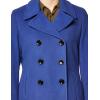 imageCalvin Klein Womens Double Breasted Peacoat Petite Standard PlusClassic Royal Blue