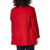 imageCalvin Klein Womens Double Breasted Peacoat Petite Standard PlusCrimson