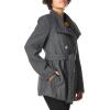 imageCalvin Klein Womens Double Breasted Peacoat Petite Standard PlusMechanical Grey