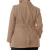 imageCalvin Klein Womens Double Breasted Peacoat Petite Standard PlusOatmeal