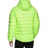 imageGUESS Mens Long Sleeve Midweight Hooded PufferNeon Yellow