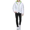 imageGUESS Mens Long Sleeve Midweight Hooded PufferWhite