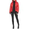 imageGUESS Womens Lightweight Puffer Jacket Fire Red Medium