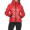 imageGUESS Womens Lightweight Puffer Jacket Fire Red Medium