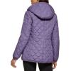 imageGUESS Womens Quilt Short LightWeight JacketQuilted Amethyst