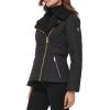 imageGUESS Womens Quilt Short LightWeight JacketQuilted Short Black