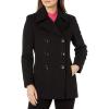 imageCalvin Klein Womens Double Breasted Peacoat Petite Standard PlusDouble Breasted Black