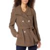 imageCalvin Klein Womens Double Breasted Peacoat Petite Standard PlusTruffle