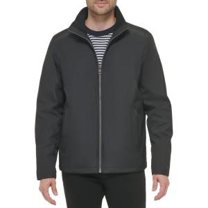 imageCalvin Klein Mens Stand Collar Poly JacketStand Collar Black