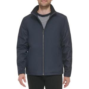 imageCalvin Klein Mens Stand Collar Poly JacketStand Collar True Navy