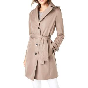 imageCalvin Klein Womens Trench CoatSingle Breasted Truffle