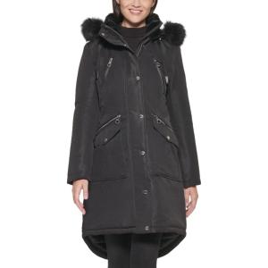 imageGUESS Womens Long Anorak CoatBlack