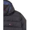 imageTommy Hilfiger Mens Hooded Puffer Jacket Standard and Big ampamp TallBlack