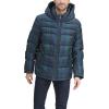 imageTommy Hilfiger Mens Hooded Puffer Jacket Standard and Big ampamp TallBlack Watch Plaid