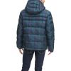 imageTommy Hilfiger Mens Hooded Puffer Jacket Standard and Big ampamp TallBlack Watch Plaid