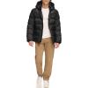 imageTommy Hilfiger Mens Hooded Puffer Jacket Standard and Big ampamp TallBlackFaux Leather