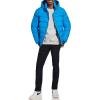 imageTommy Hilfiger Mens Hooded Puffer Jacket Standard and Big ampamp TallBright Blue