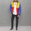 imageTommy Hilfiger Mens Hooded Puffer Jacket Standard and Big ampamp TallBright Colorblock