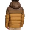 imageTommy Hilfiger Mens Hooded Puffer Jacket Standard and Big ampamp TallBrown Color Block