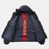 imageTommy Hilfiger Mens Hooded Puffer Jacket Standard and Big ampamp TallCharcoal