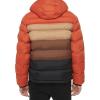 imageTommy Hilfiger Mens Hooded Puffer Jacket Standard and Big ampamp TallHarvest Colorblock