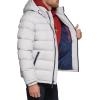 imageTommy Hilfiger Mens Hooded Puffer Jacket Standard and Big ampamp TallIce