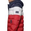 imageTommy Hilfiger Mens Hooded Puffer Jacket Standard and Big ampamp TallMidnightIceRed