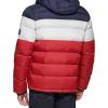 imageTommy Hilfiger Mens Hooded Puffer Jacket Standard and Big ampamp TallMidnightIceRed