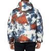 imageTommy Hilfiger Mens Hooded Puffer Jacket Standard and Big ampamp TallNavyOrange Tie Dye