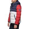 imageTommy Hilfiger Mens Hooded Puffer Jacket Standard and Big ampamp TallNavyRedIce