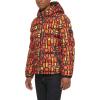 imageTommy Hilfiger Mens Hooded Puffer Jacket Standard and Big ampamp TallOrange Abstract Logo