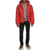 imageTommy Hilfiger Mens Hooded Puffer Jacket Standard and Big ampamp TallOrange Burst