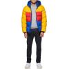 imageTommy Hilfiger Mens Hooded Puffer Jacket Standard and Big ampamp TallYellowRedBlue