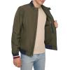 imageTommy Hilfiger Mens Lightweight Varsity Rib Knit Bomber JacketArmy Green