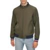 imageTommy Hilfiger Mens Lightweight Varsity Rib Knit Bomber JacketArmy Green