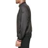 imageTommy Hilfiger Mens Lightweight Varsity Rib Knit Bomber JacketBlack Poly