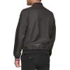 imageTommy Hilfiger Mens Lightweight Varsity Rib Knit Bomber JacketBlack Poly